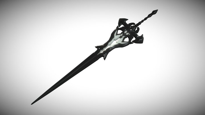 Fantasy sword 3D Model