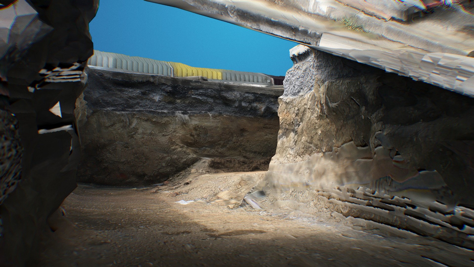 Construction hole