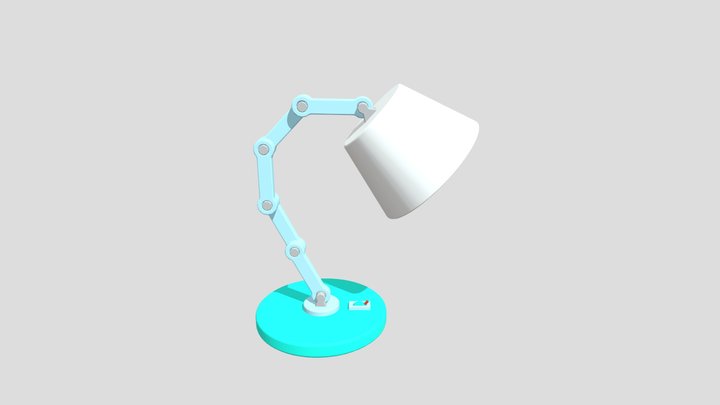 Stylized Rigged Lamp || Rigged 3D Model 3D Model