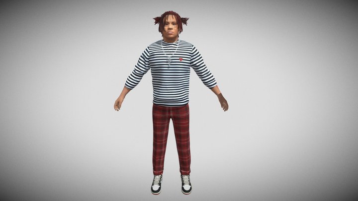 Trippie Redd 3D Model