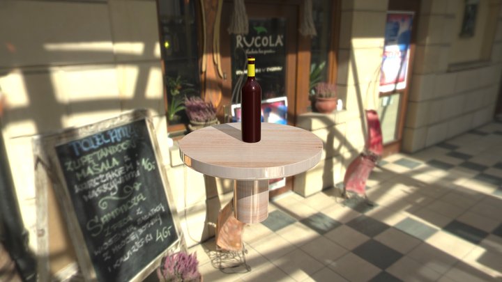 Botella De Vino 3D Model