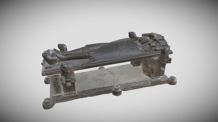Grafmonument van Hugo II – Modèle 3D gratuit STL