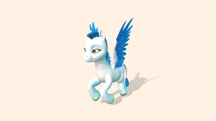 KEKOS Horses - Pegasus [Single Character] 3D Model