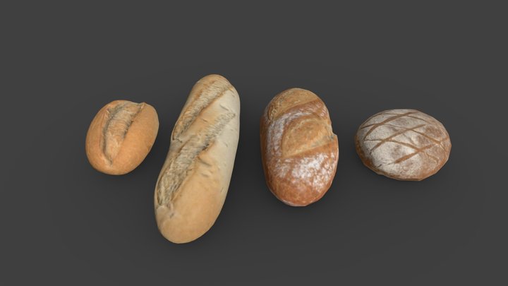 FREE | Bread Pack (CS2) 3D Model