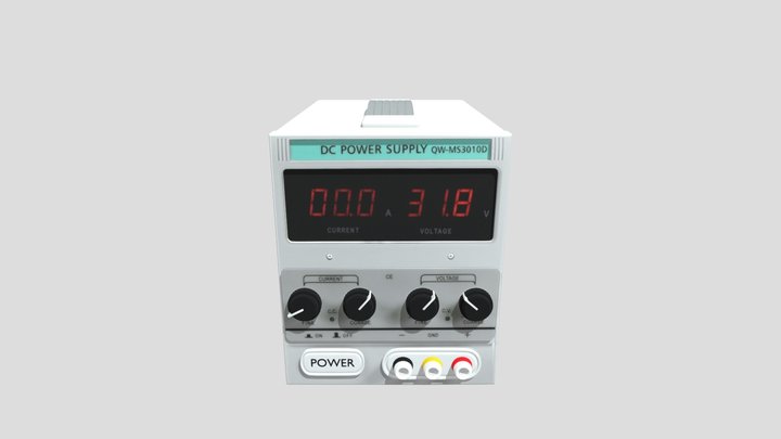Dc Power Supply 3D Model
