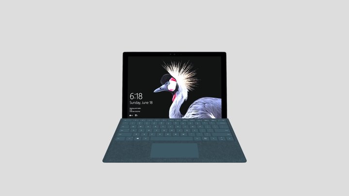 Microsoft Laptop 3D Model