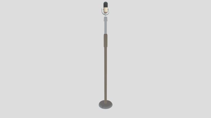 Stand Mic 3D Model