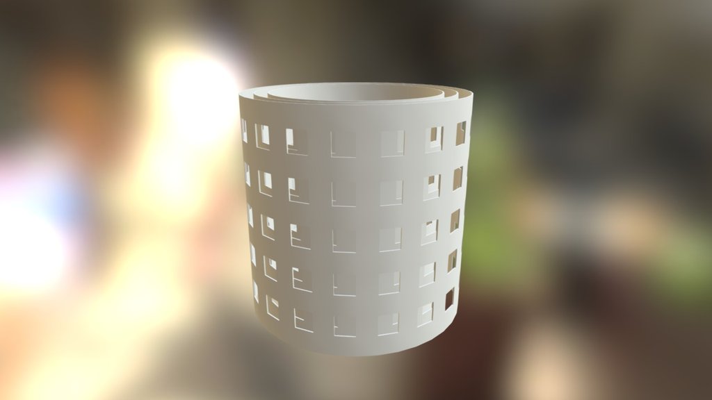 3D-printable Lampshade