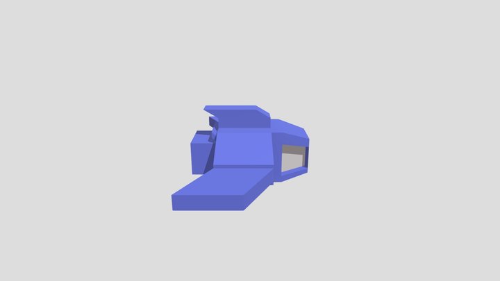 Spaceship Sketchfab 3D Model