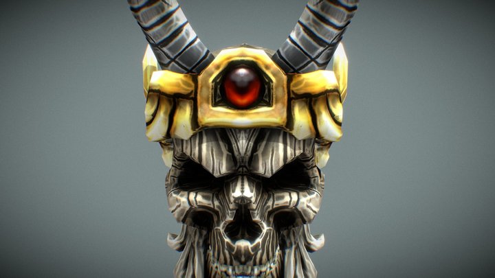 Final Skull Sketfab 3D Model