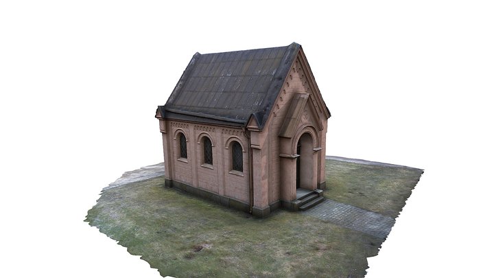 Swedish Burial Chapel built 1896, Patologicum 3D Model