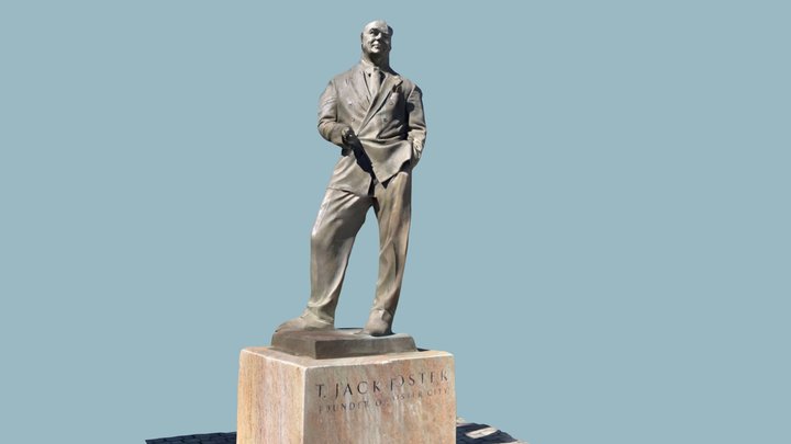 "T. Jack Foster" Statue - 3D Scan 3D Model
