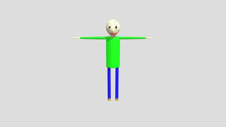 Baldis basics model - Download Free 3D model by Baldi_BaldimoreYT  (@Bendyiscool143) [7d96205]