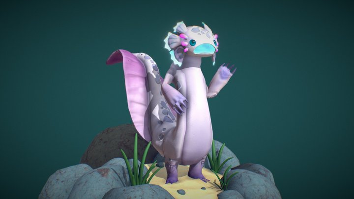 CCW_DeRauwArnold_Axolotl 3D Model