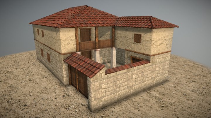 House of ancient Greek times No.2 3D Model