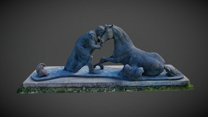 Jezdecká srážka 3D Model