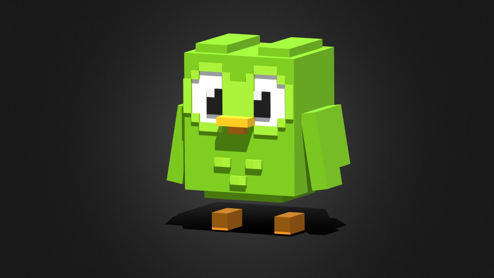 Duolingo - 3D model by Xcode (@xcode_) [552b857] - Sketchfab