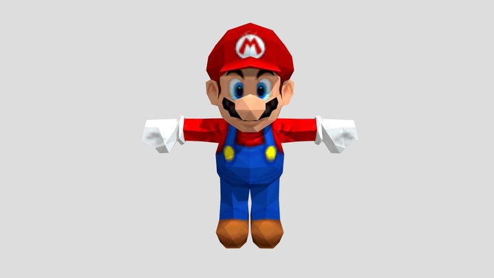 Mario DS FBX 3D Model