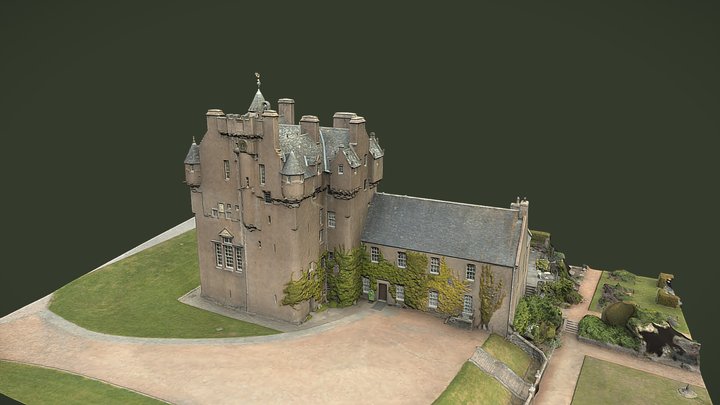 Crathes Castle, Aberdeenshire 3D Model