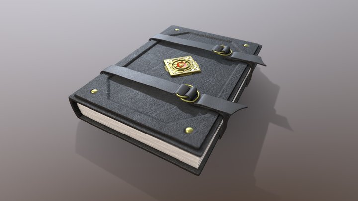 Medieval Book 3D Model