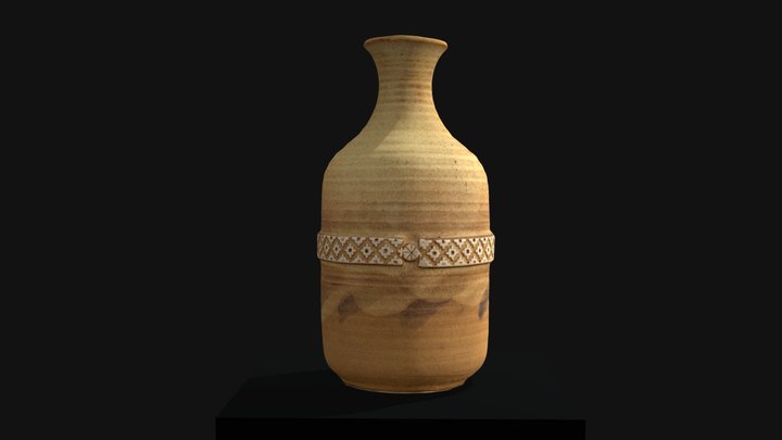 Ceramic bottle/vase 3D Model