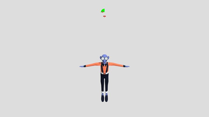 Hades_Body_V12_Rigged 3D Model