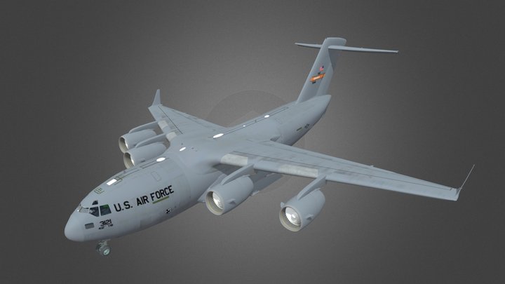 C-17 Globemaster III 3D Model