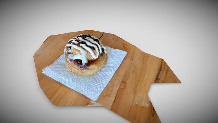 Cinamon Roll 3D Model
