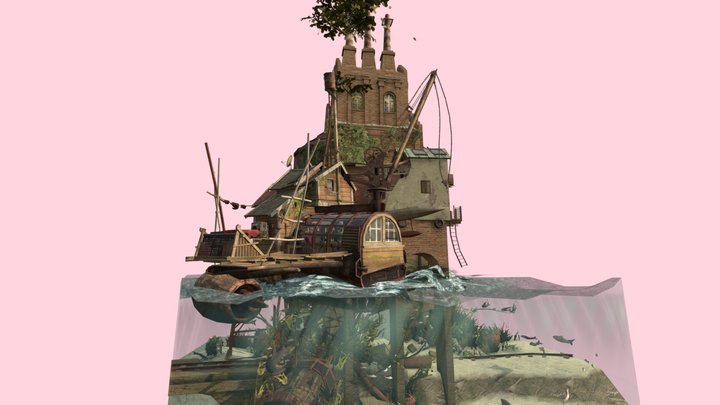 DAE Diorama - Rustborn 3D Model