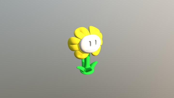 Flowey 3D Model