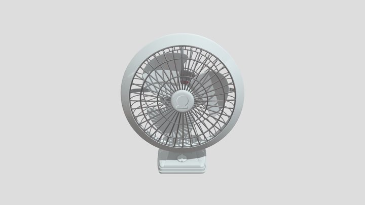 Quạt để bàn 3D Model