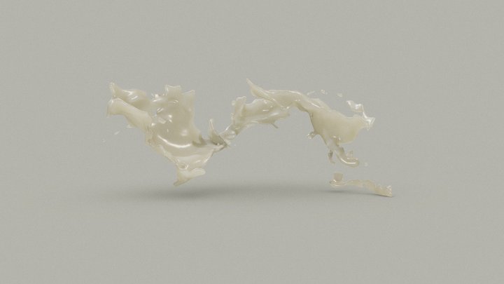 Liquid Splash 5 3D Model