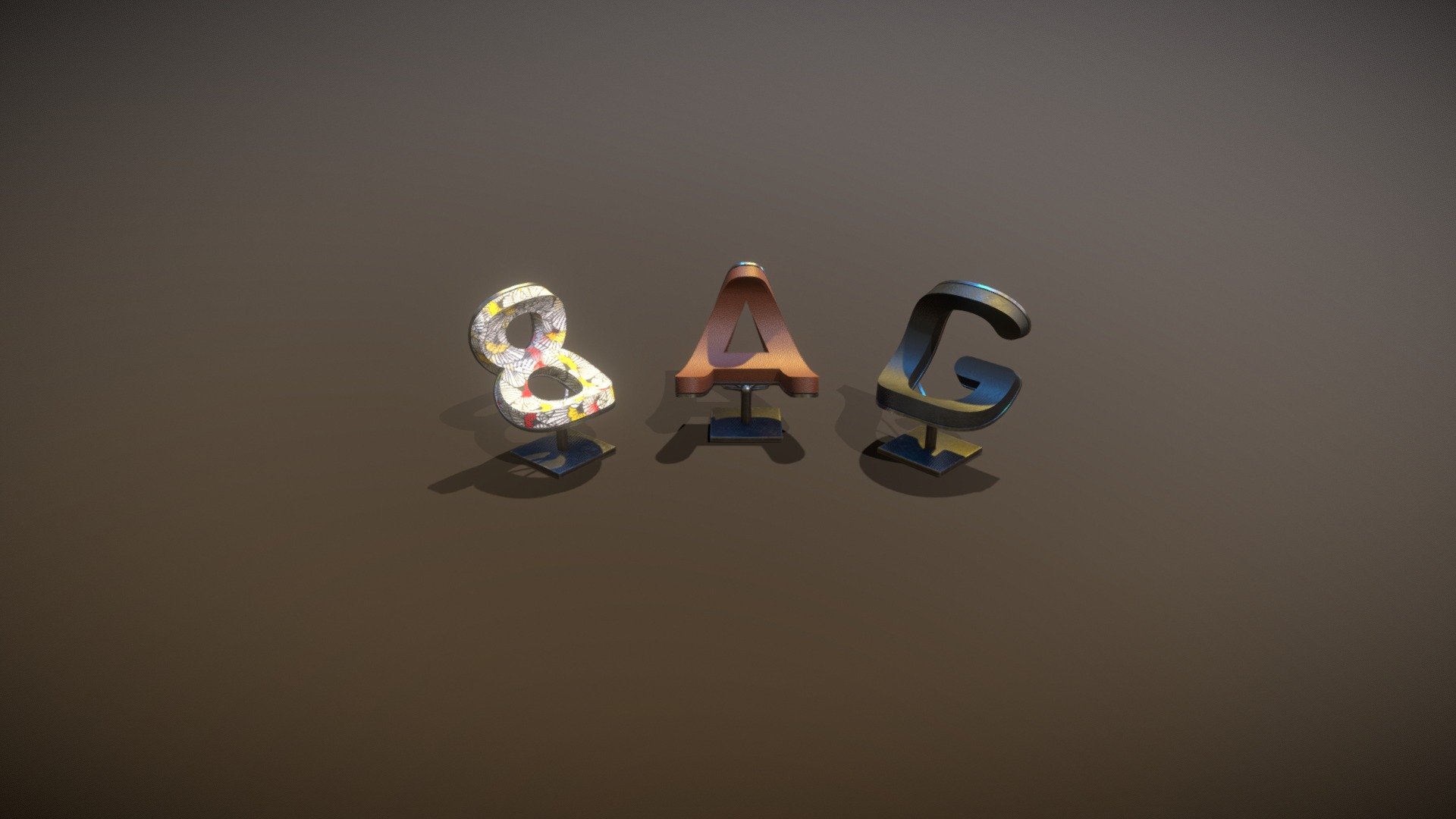 Sillones Abstractos Letras Y Numeros