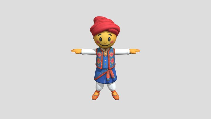 Gujju-Moji | ScarFall 2.0 3D Model