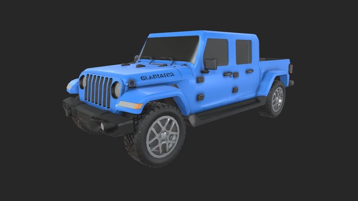 Jeep Gladiator 3D Model