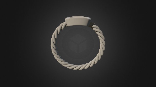 Rope B Square Rabbit 3D Model
