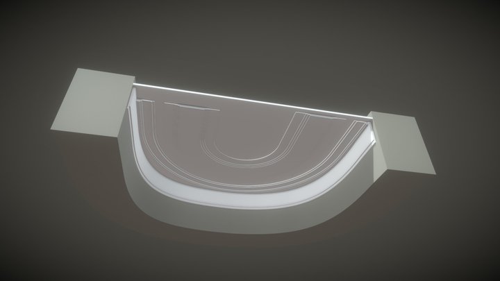 Propozycja gzymsu w kuchni 3D Model