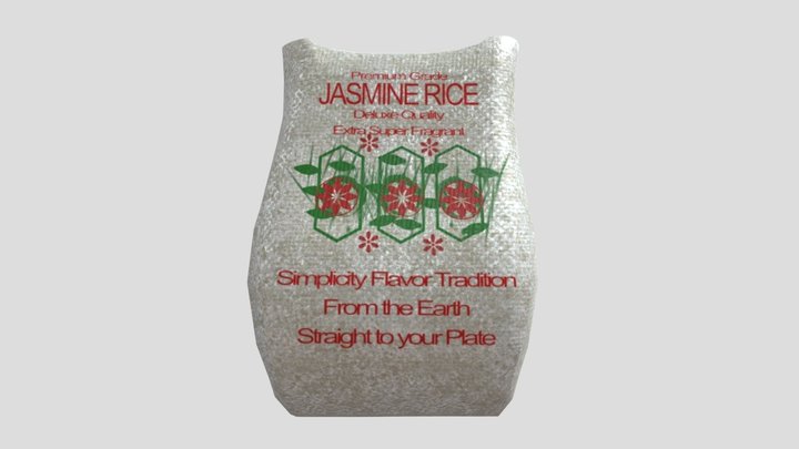 Rice Sack 3D Model