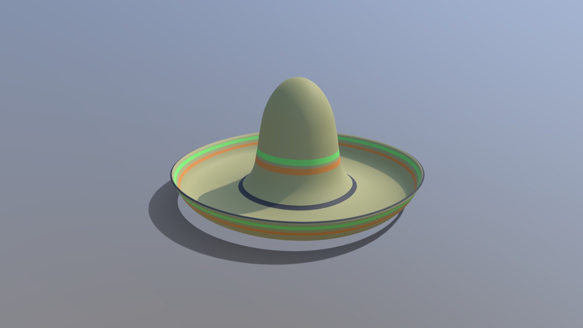 Cartoon Mexican Sombrero Hat