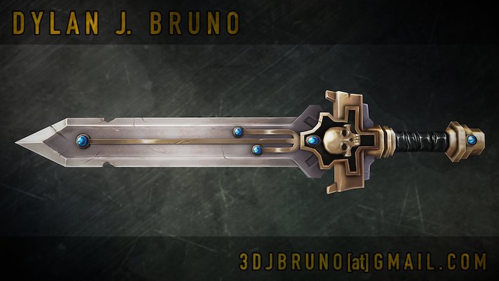 Warhammer 40k Power Sword 3D Model
