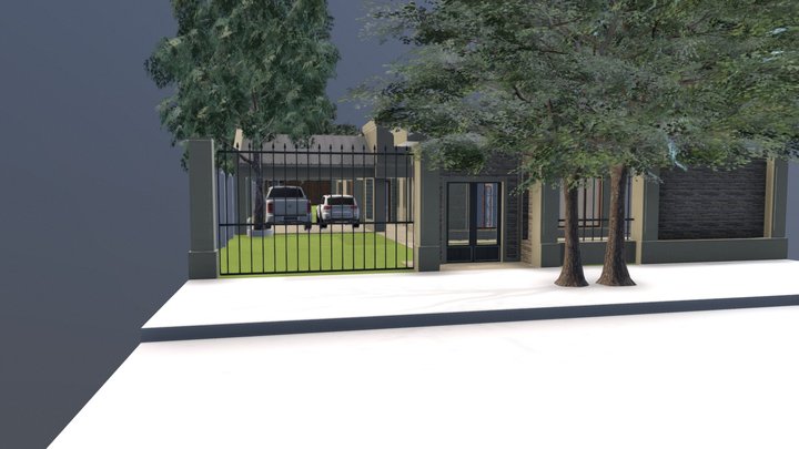 Proyecto Vivienda Familia Meza 3D Model