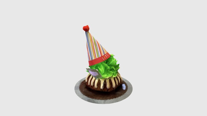 Amanda Birthday Cake 3D Model