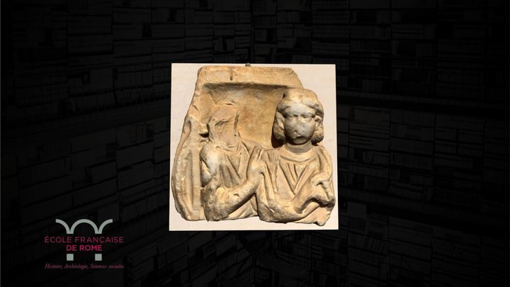 Relief funéraire chrétien (collection EFR) 3D Model