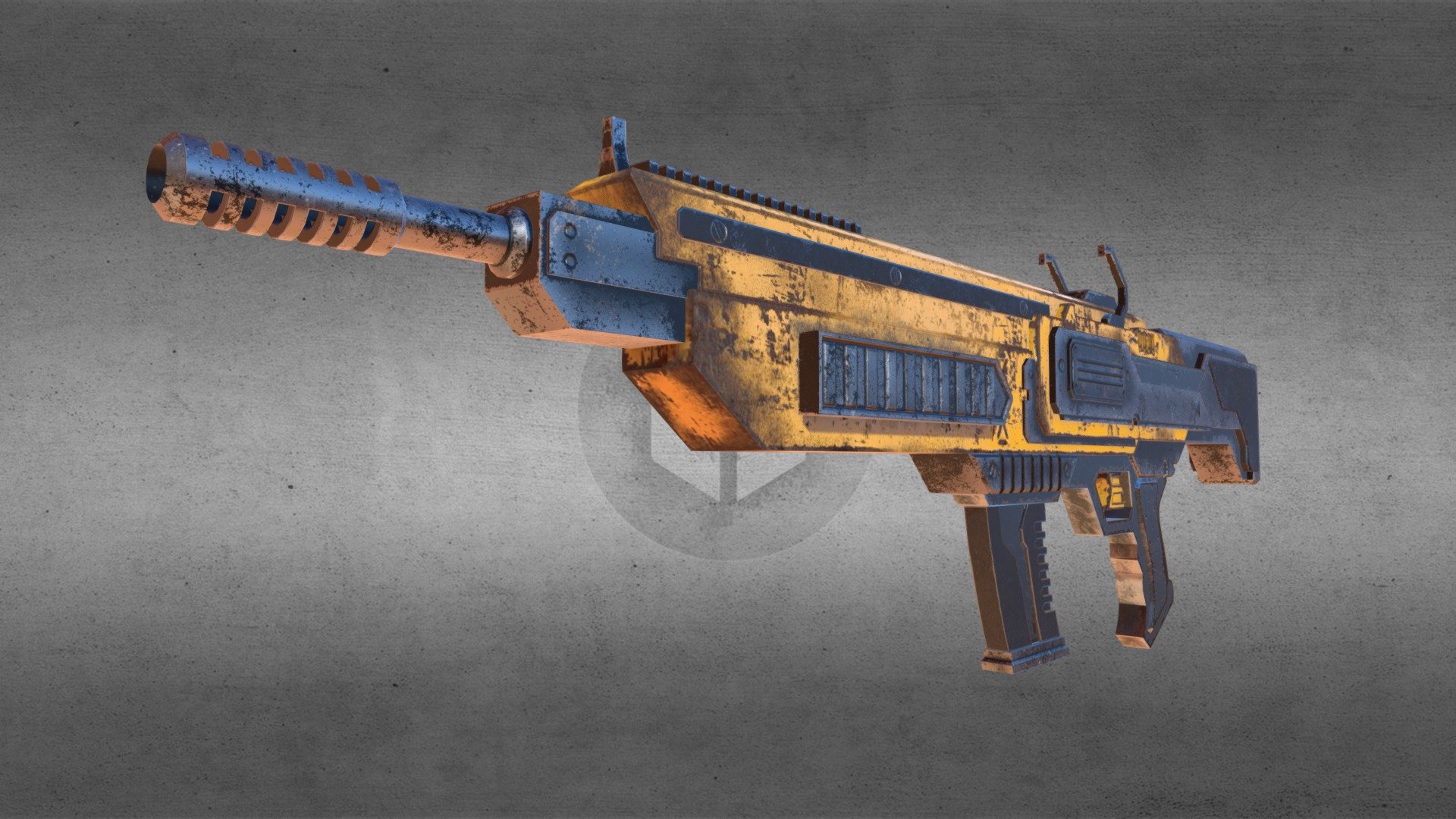 CG Cookie Assault Rifle - 3D model by Fenes.Octavian.Romulus (@Fenes ...