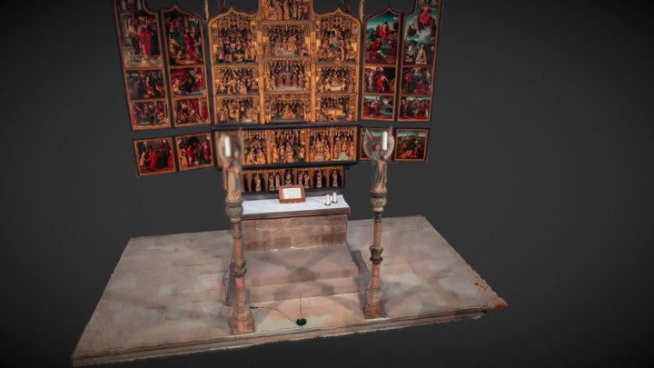 St. Viktor Altar final 3D Model