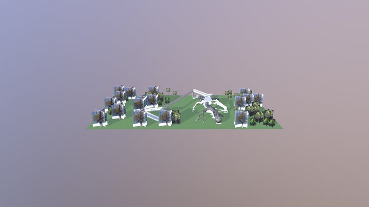 Projeto Praça 3D Model