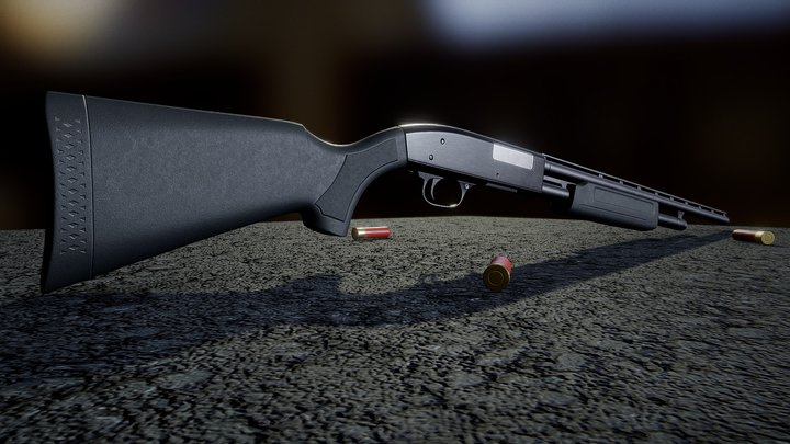 Mossberg Maverick 88 Shotgun 3D Model
