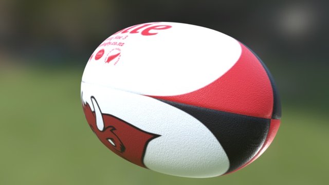 Kalamunda Rugby Ball 3D Model