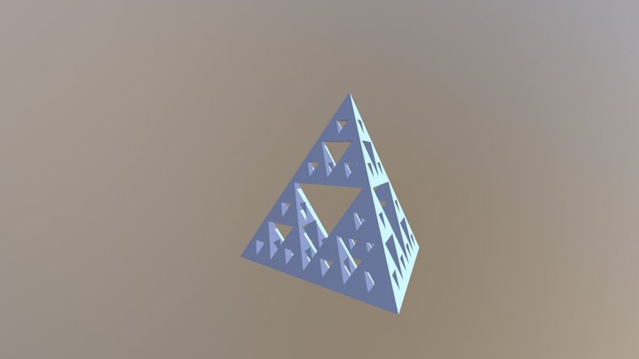 Sierpinski pyramid 3D Model