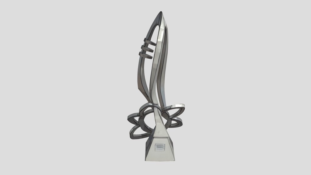 Escultura Abstracta Metálica